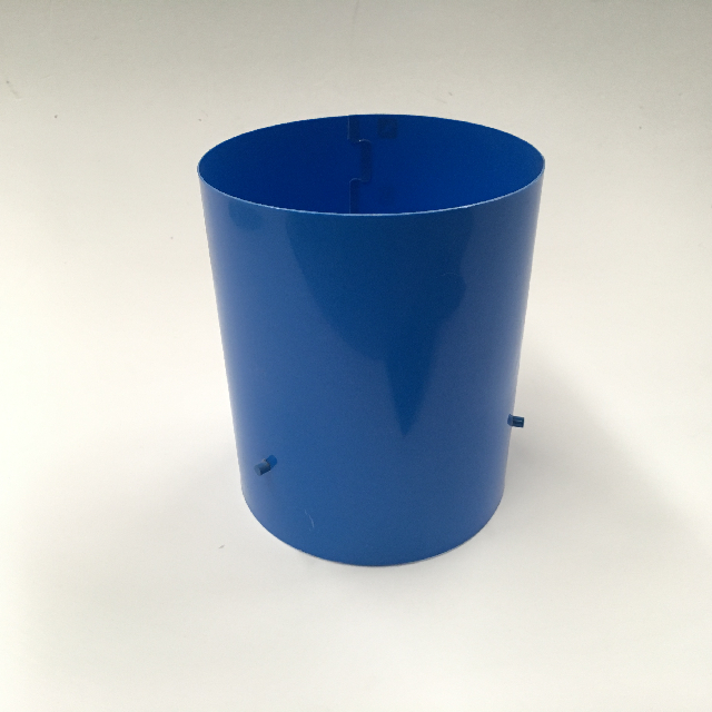 LAMPSHADE, Contemp (Small) - Blue PVC